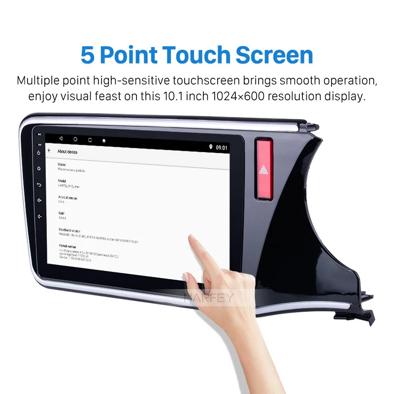 Sale Harfey 10.1 inch Quad-core Android 8.1 Car Radio Bluetooth GPS Navigation For 2014 2015 2016 2017 HONDA CITY RHD Support 3G WIFI 2 Sale Harfey 10.1 inch Quad-core Android 8.1 Car Radio Bluetooth GPS Navigation For 2014 2015 2016 2017 HONDA CITY RHD Support 3G WIFI 2
