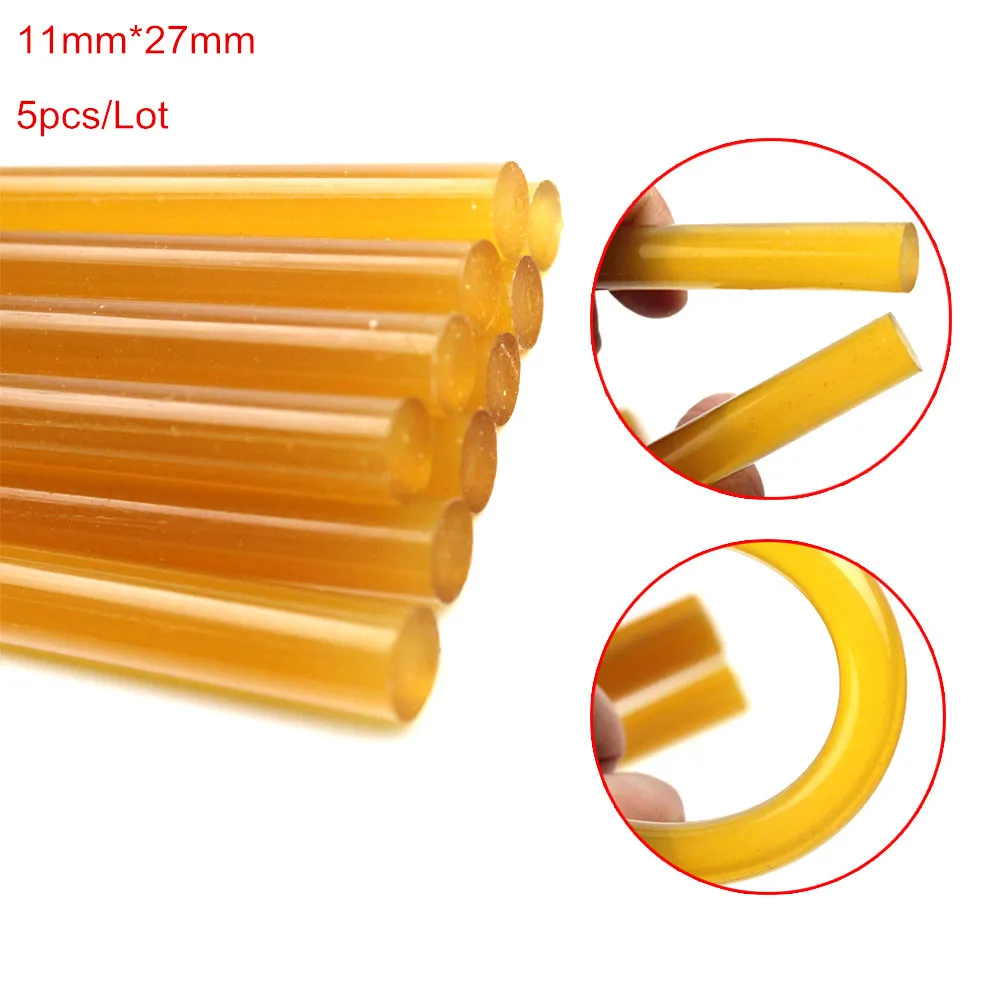 Paintless Dent Repair Glue 5pcs Strong Yellow Glue Sticks for Glue