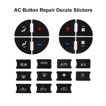 Hot sale sticker GM car button AC center control sticker