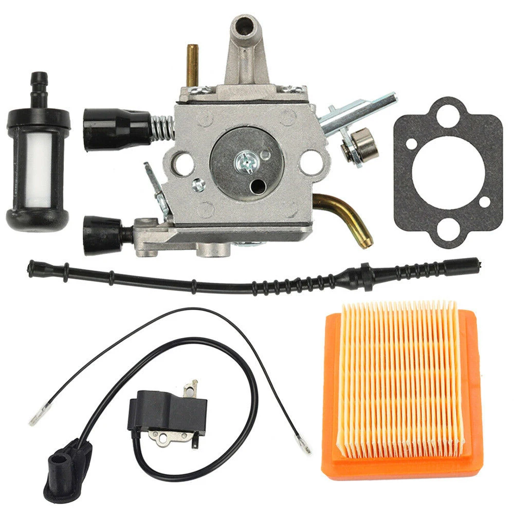 

NEW Ignition Coil Carburetor Air Fuel Filter Gasket For Stihl FS120 FS120R FS200