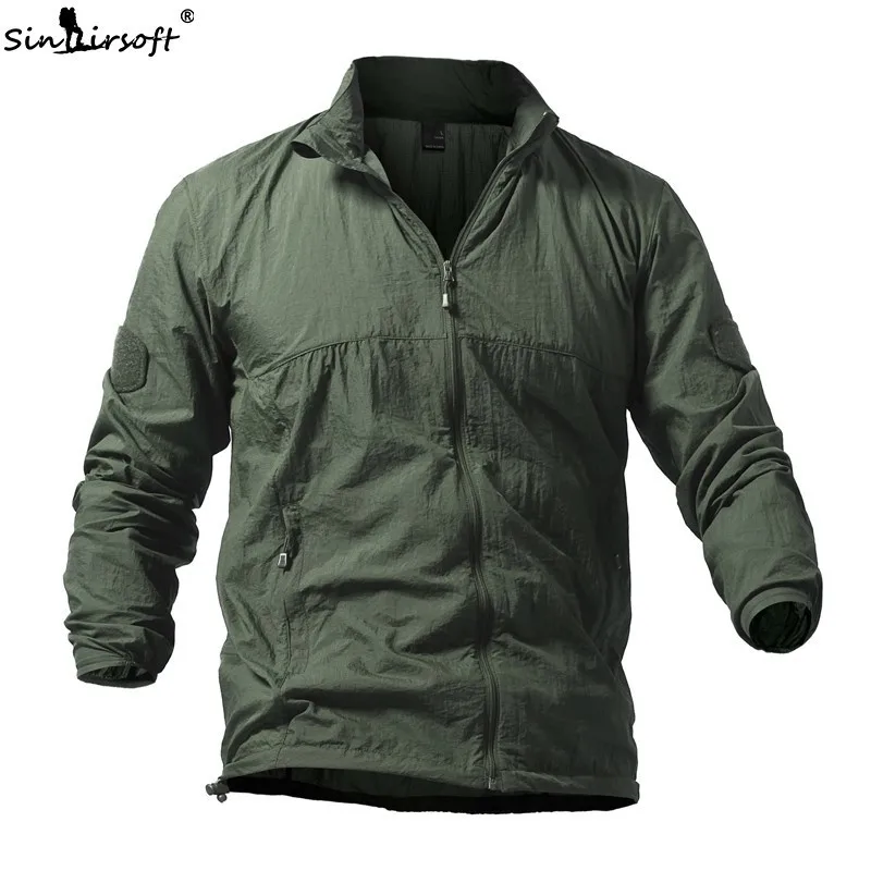 

2019 Men's Coat Jacket Military Pilot Men's Jacket Tactical Jacket Breathable Light Windbreaker Waterproof Jacket