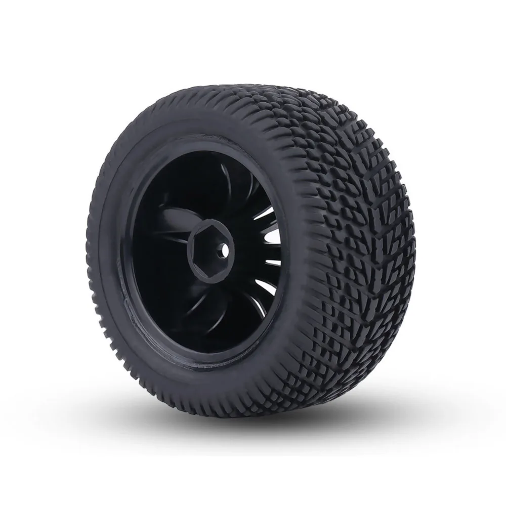 Set of 2 Rubber Racing Car Tires