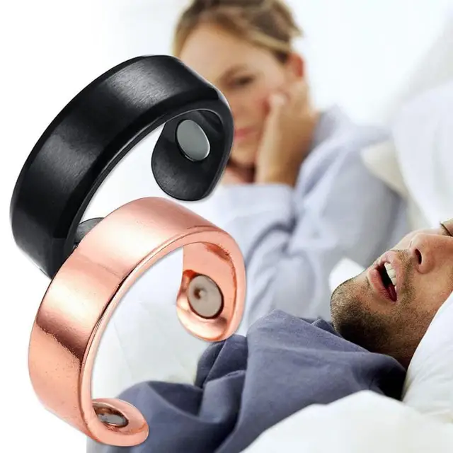 Anti Snore Ring Therapy Acupressure Treatment Against Snoring