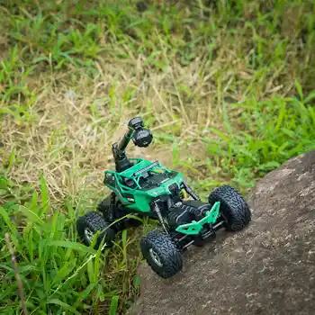 

Crazon 171604B 1/16 2.4G 4WD Waterproof Crawler RC Car With Wifi Camera 0.3MP Phone Control Double Turning RC Climbing Car