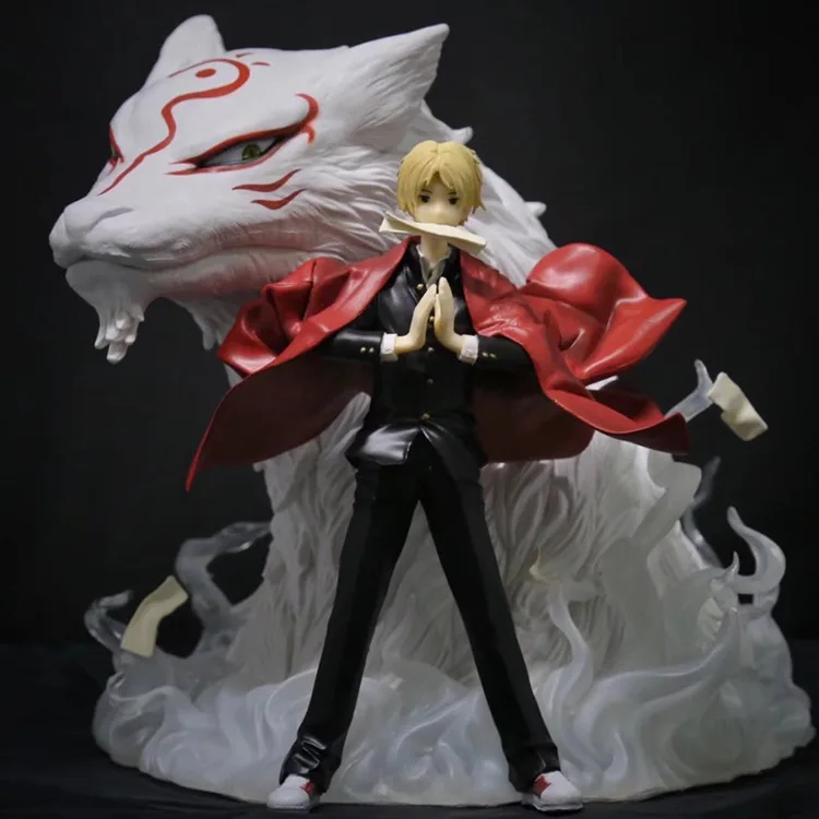 

Natsume Yuujinchou Natsume and Ban's Figure Posture Anime PVC Collection Figurine Toys model