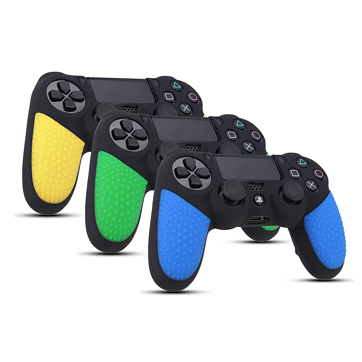 

Silicon Cover Case Protection Skin 3 Colors for SONY for Playstation 4 PS4 for Dualshock 4 Game Controller Protective Durable