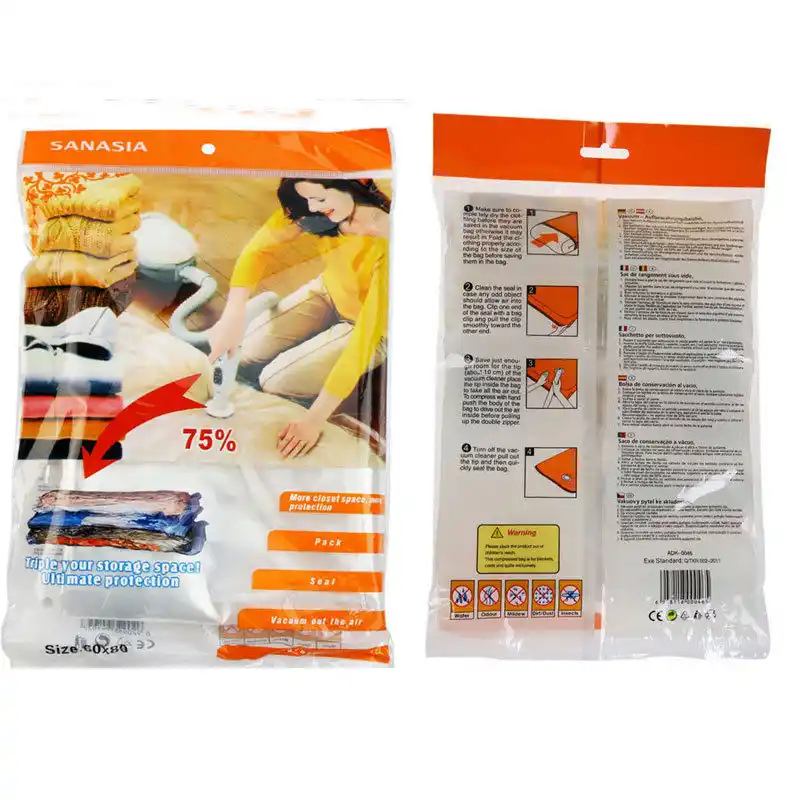 Large Jumbo Vacuum Compressed Storage E Saving Bags Vac Bag Storage E Saving Bags Vac Bag