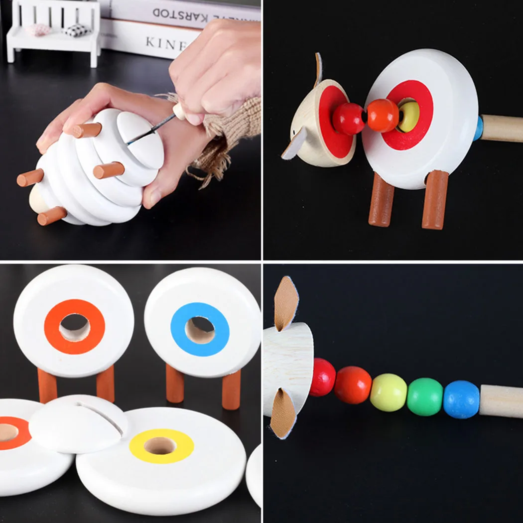  Kids Puzzle Toy Funny Lacing Sheep Educational Building Toy Early Teaching Toy - 32990786495