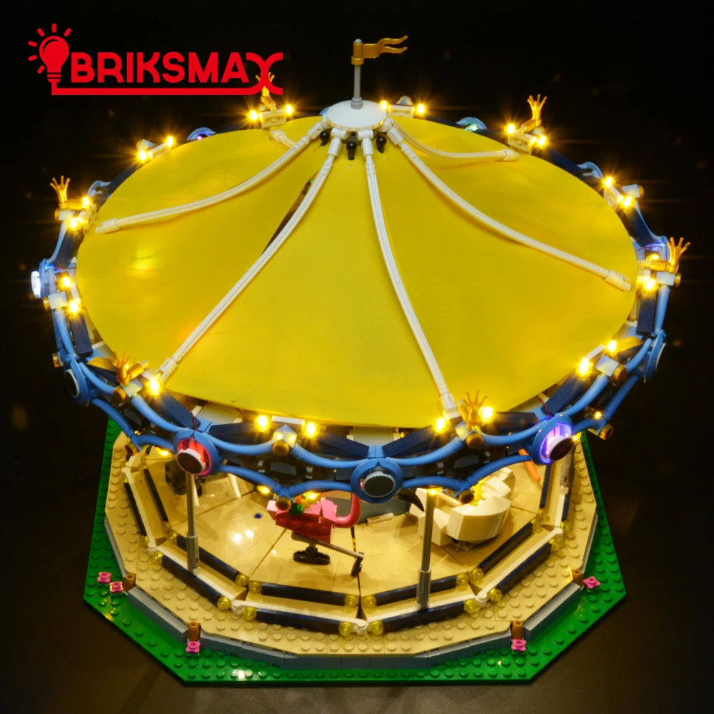 Комплект светодисветильник BriksMax для 10257 эксперта создателя новая карусель