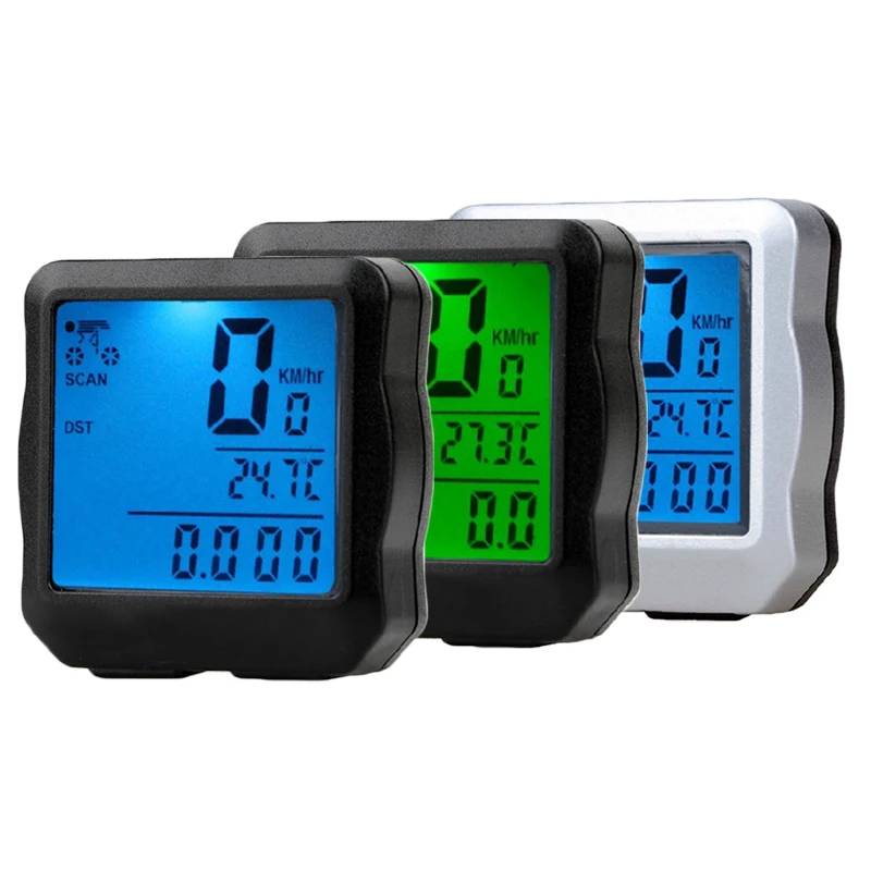 Clock Stopwatch Bike Computer Bicycle Digital Backlight Waterproof