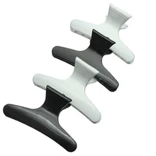 4 шт. черные белые бабочки Зажимные клещи для волос Парикмахерские аксессуары