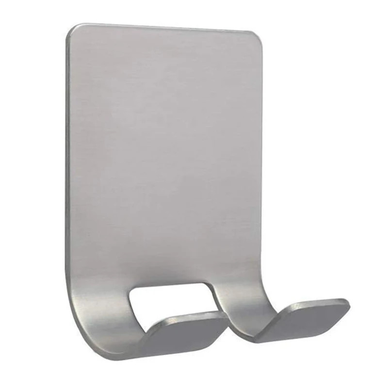 الحلاقة حامل ماكينة حلاقة هوك شماعات حامل 2 حزمة الذاتي لاصق الفولاذ المقاوم للصدأ تخزين هوك دش هوك ل الحلاقة الحمام المطبخ