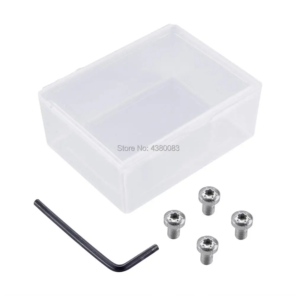 

4 Stainless Steel Torx Grip Screws for 1911 Pistol with Silver Color Zinc Coating and Torx Key in Storage Case - JWGM00120ZH