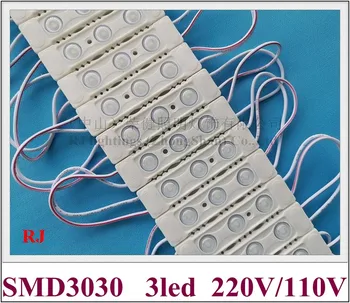 

AC220V / AC110V input SMD 3030 ABS injection LED module light SMD3030 3 led IP65 80mm*20mm*8mm 2W 200lm high bright