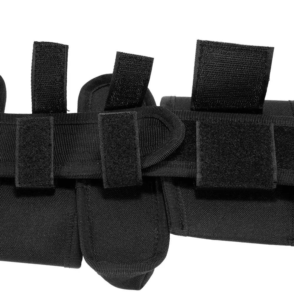 Lixada тактическая полицейская охранная Экипировка, набор армейских ремней с сумками, система, кобура, для тренировок на открытом воздухе, черный