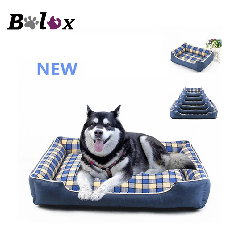 

Dog Bed Mat Warm Thicken Plaid Pet Mat for Small Medium Large Dogs Cotton Padded Travel Removable Cushion Pet Products Supplies