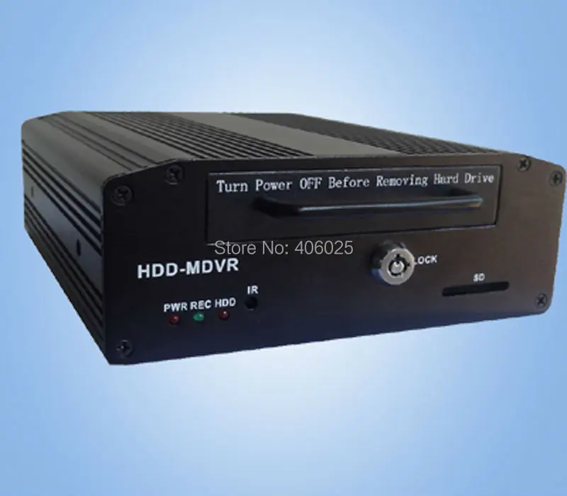 

CWH 4CH HDD MDVR Car DVR with Aviation Connector for Car Analog Camera Support Audio SD Card and HDD Recording