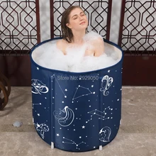 Взрослая Ванна бочка Складная Ванна домашняя изоляция Ванна бочка для тела Ванна бочка пластиковая утолщенная Ванна