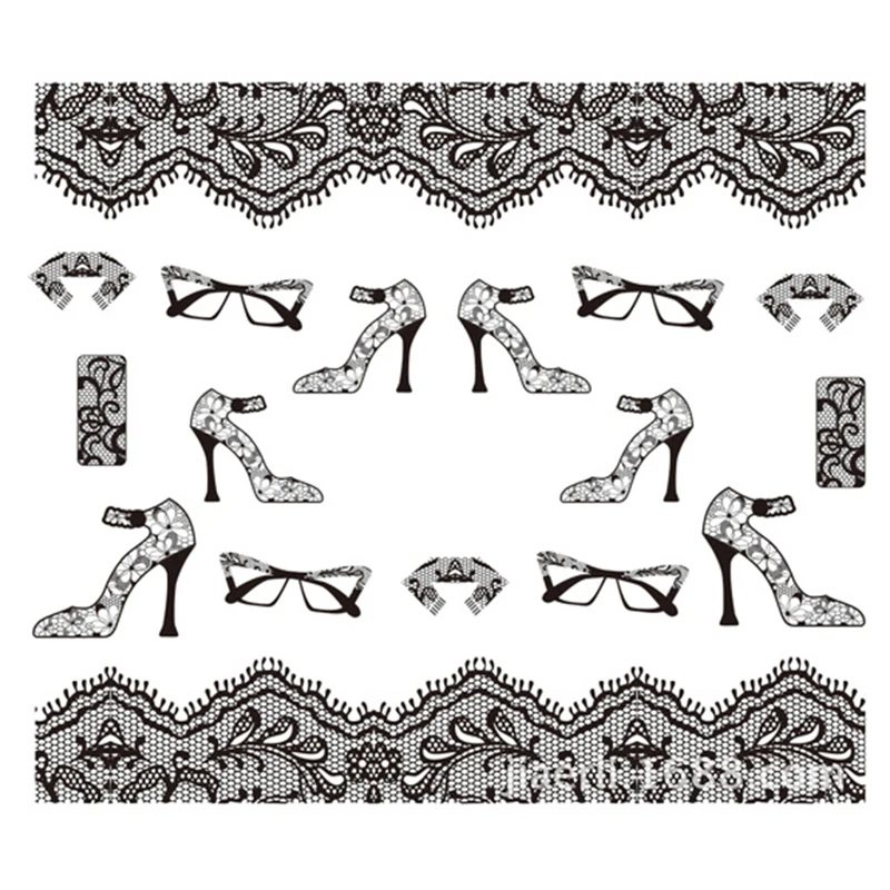 

50 pcs Nail Sticker Set Decoration Professional Watermark Stickers Temporary Tattoos DIY Nail Art Tips For Nails Art Decor