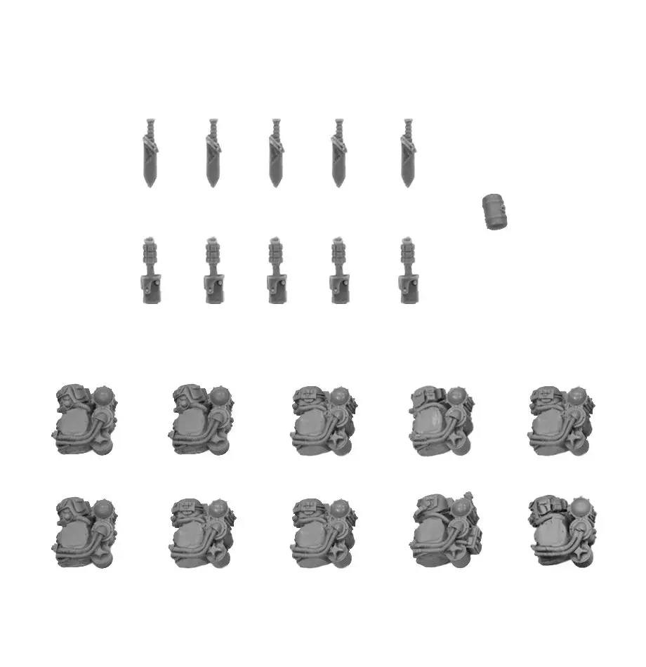 

Cadian Hostile Environment Troops upgrade set