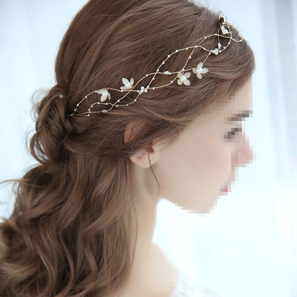 Headwear Wedding Headband Bridal Simple Hair Band Headpiece