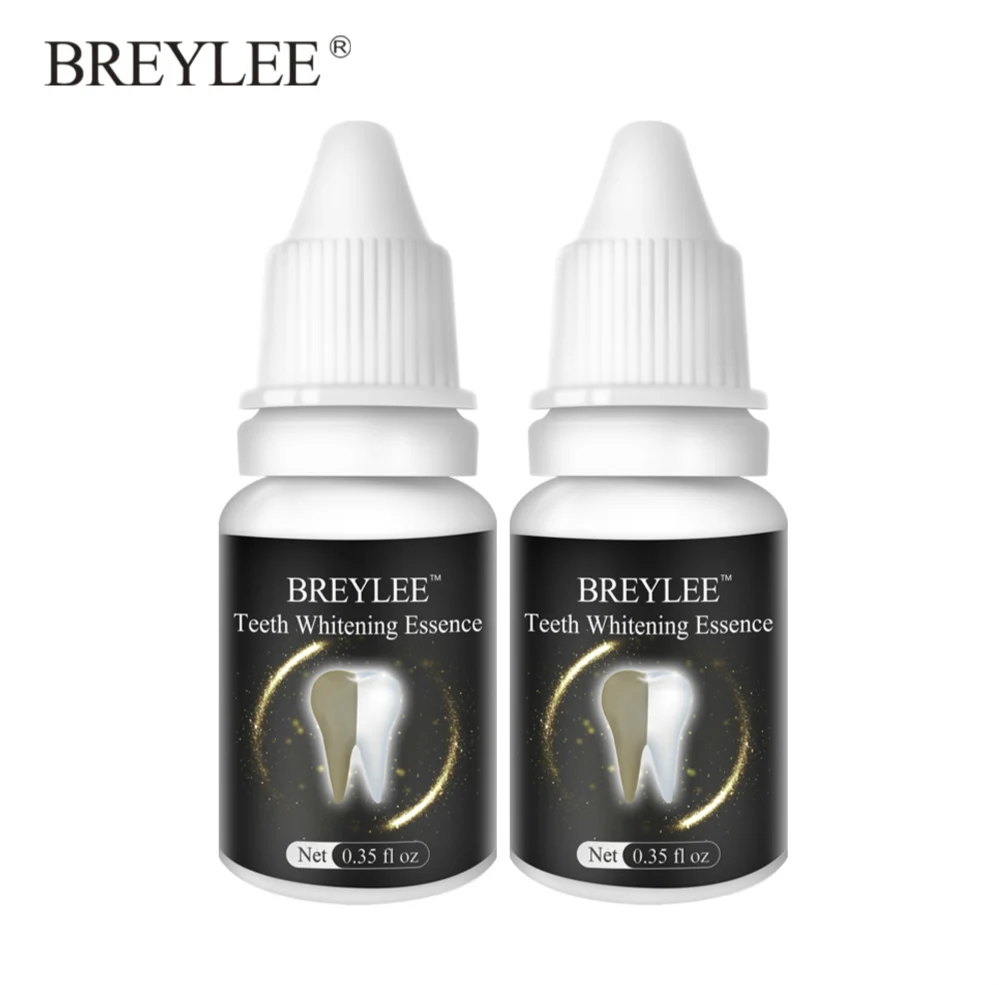 

Breylee Teeth Whitening Essence Oral Hygiene Cleaning Serum White Gel Teeth Care Tooth Bleaching Dental Tools Perfect Smile 2pcs