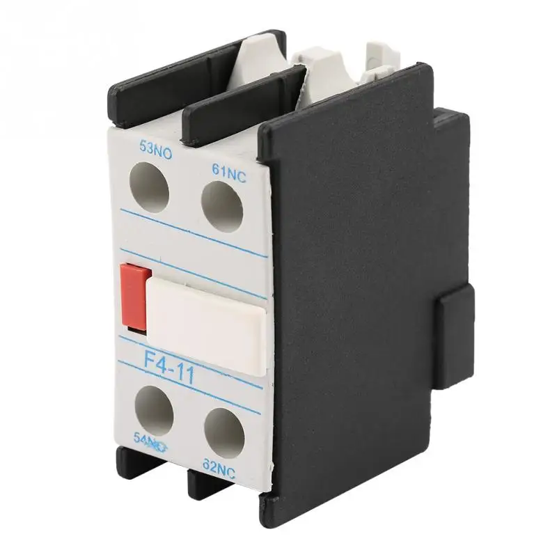 

LADN11 AC Contactor F4-11 One NO/NC Auxiliary Contact Block Fit Electric Tools