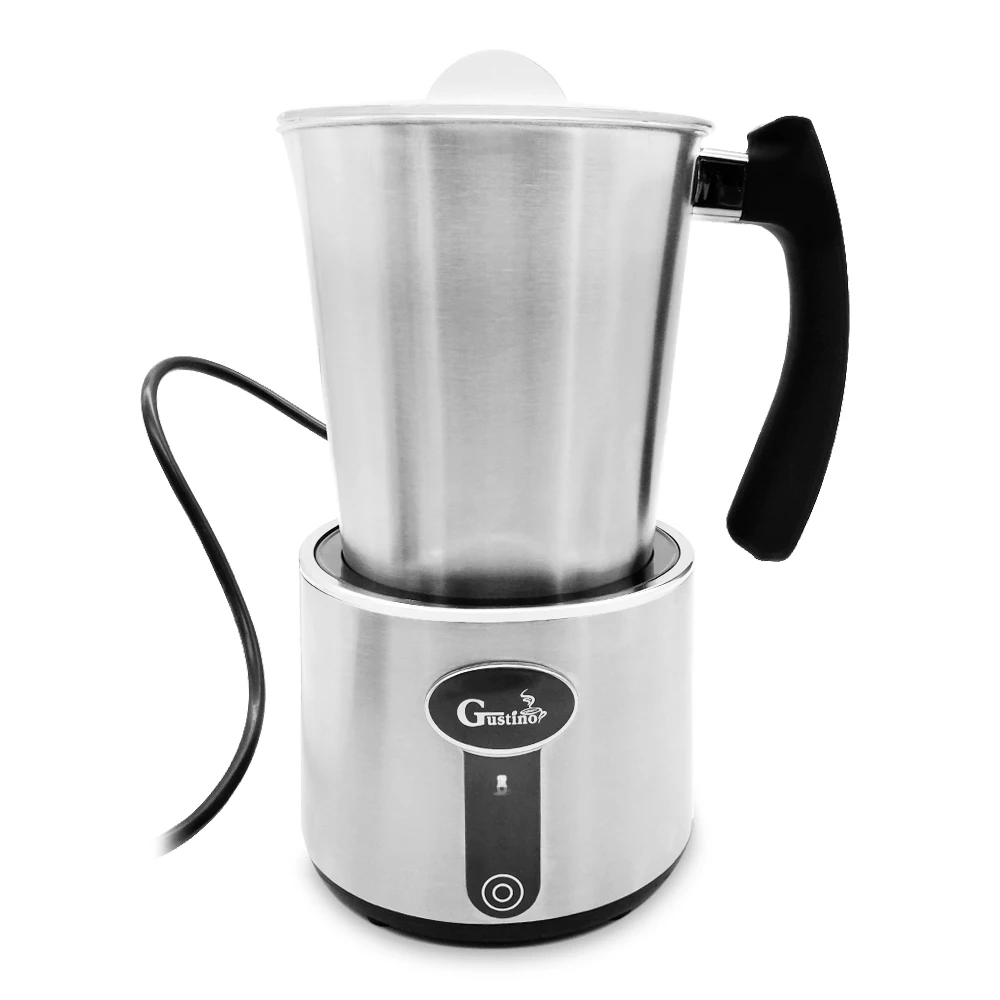 

Gustino GS - 506 Electric Milk Frother Foamer Frothing Warmer Foam Coffee Maker Machine For Hot Cold Frothing Heating Milk