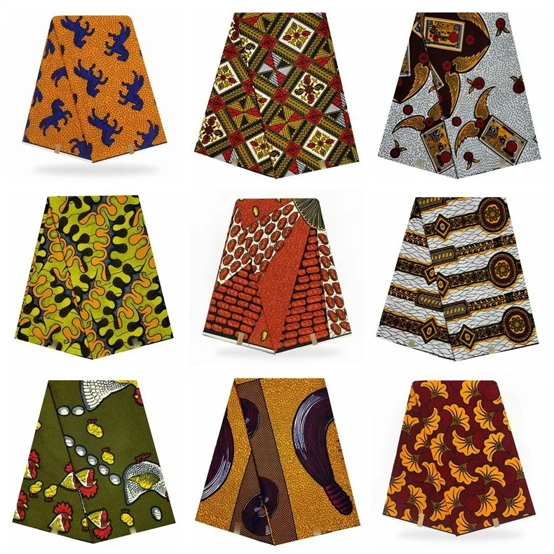 

Nigerian Lace Fabrics ASO EBI African Cotton Print Ankara Fabric High Quality Hollandais Wax pagne africain 2019 New hollandais