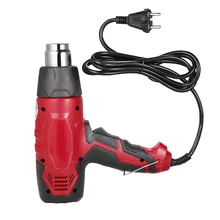 2000 Вт Высокая мощность Тепловая пушка высокое качество ручной температурный контроль электрический горячий Воздушный пистолет Регулируемый тепловой пистолет инструмент