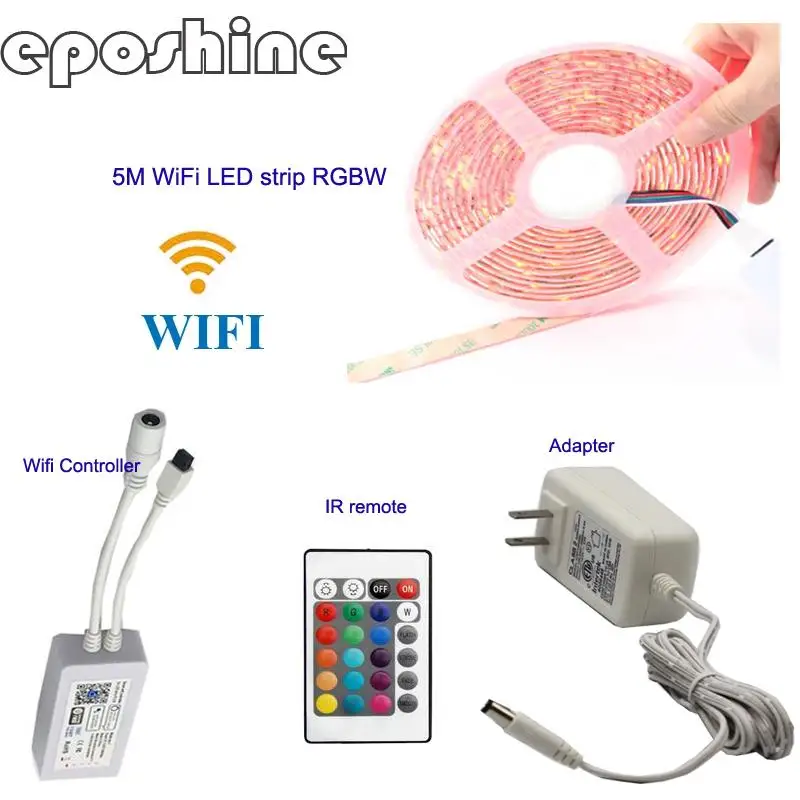

11.11 sale Promotional Amazon Alexa Flexible LED Light Strip Wifi Wireless 5050 Color Changing RGB Smart LED Strip