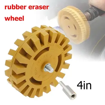

Details about Decal Eraser Wheel Tool Pinstripe Decal with Arbor Eraser Wheel Pad Rubber Disk Pneumatic Car Sticker Remover