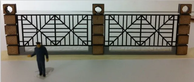 

Die casting resin 5 Pgs /batch 1 /87 Train Model Ho Art Sculpture Flower Grid Kit Diy Sand Table Model Free Materials