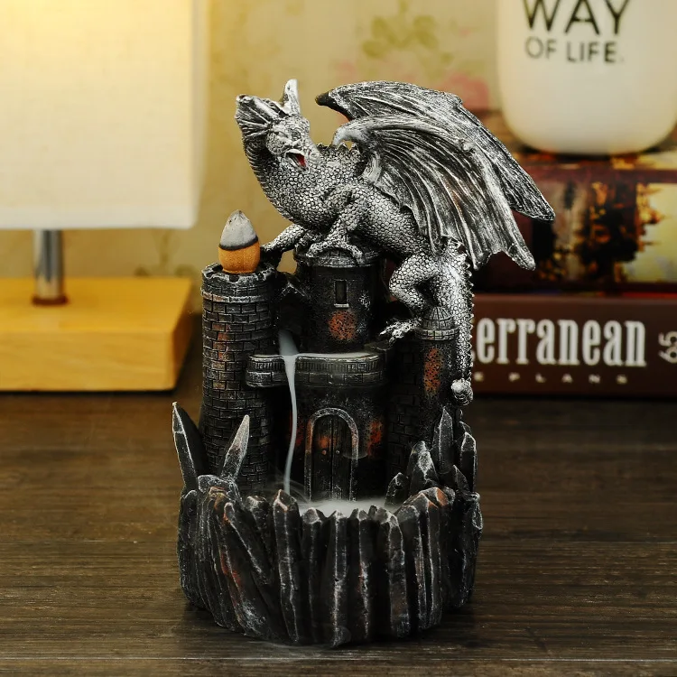 

2018 Encens Quemador Incienso Incenso Queimador Nordic Household Furnishings Backflow Handicraft Dinosaur Funny Student Gifts
