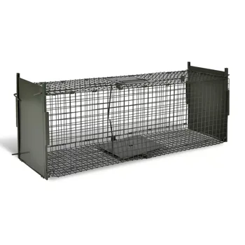 

VidaXL Life Trap with 2 Doors Mice Rat Trap Rodent Animal Control Catch Bait Humane Live Traps Hamster Animal Killer Cage