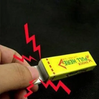 

Novelty Electric Population Chewing Gum Charged Chewing Gum Electric Toy Electric Shock Whole Person Toy 2019