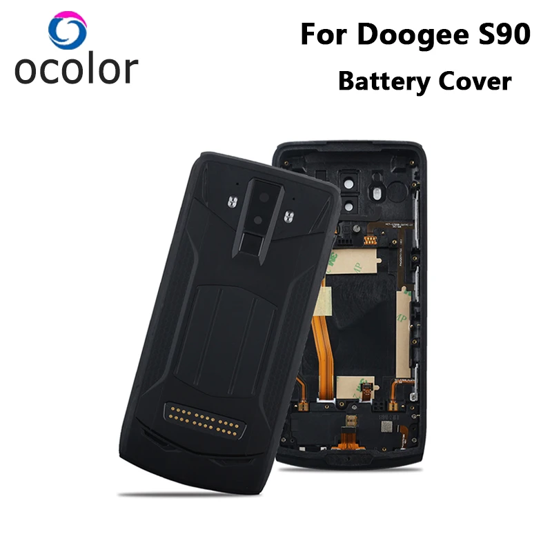 

ocolor For Doogee S90 Battery Cover Case Durable Protective Back Case Replacement Cover For Doogee S90 Mobile Phone Cover