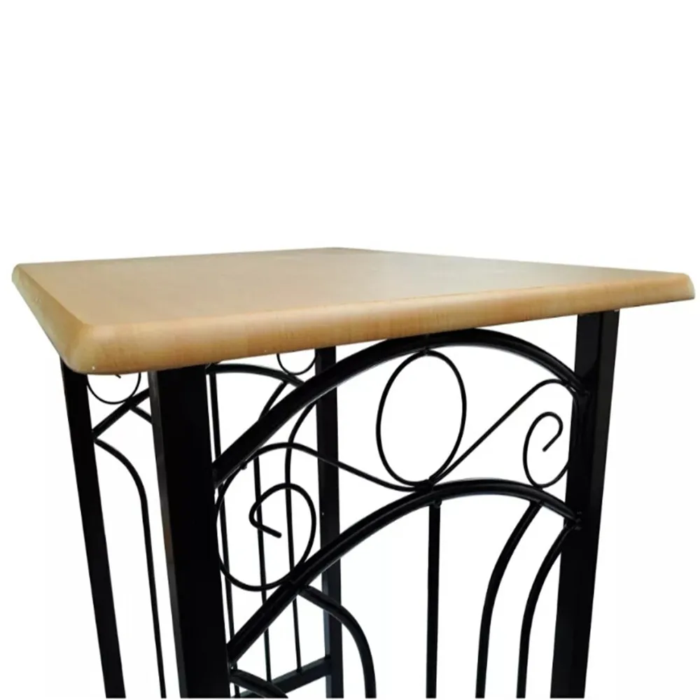 VidaXL Breakfast Dinner Table Dining Set MDF With Black Kitchen Table Saving Space Dining Room Furniture Dining Room Sets
