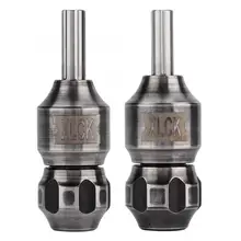 Антискользящий самоблокирующийся захват машины татуировки Body Art инструменты черная сталь прочный, износостойкие нержавеющие принадлежности для татуажа