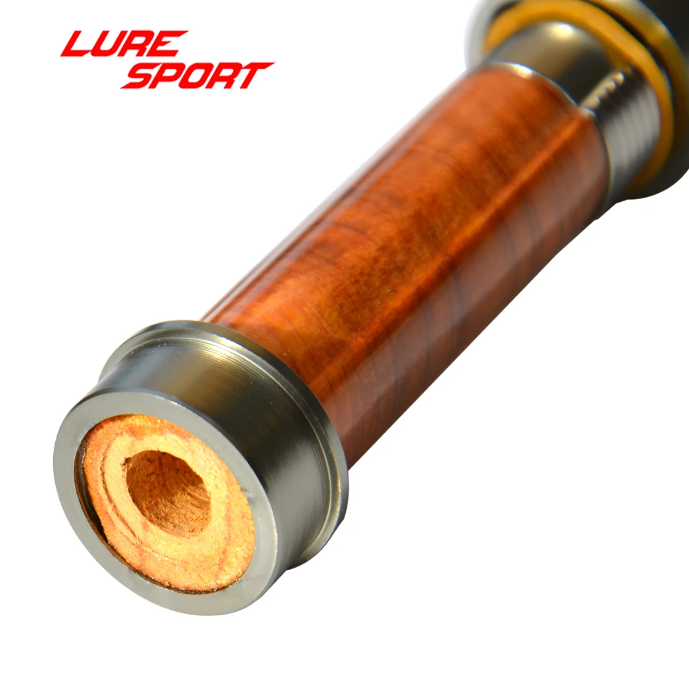LureSport деревянная алюминиевая катушка для мухи сиденье с торцевой крышкой ID8mm