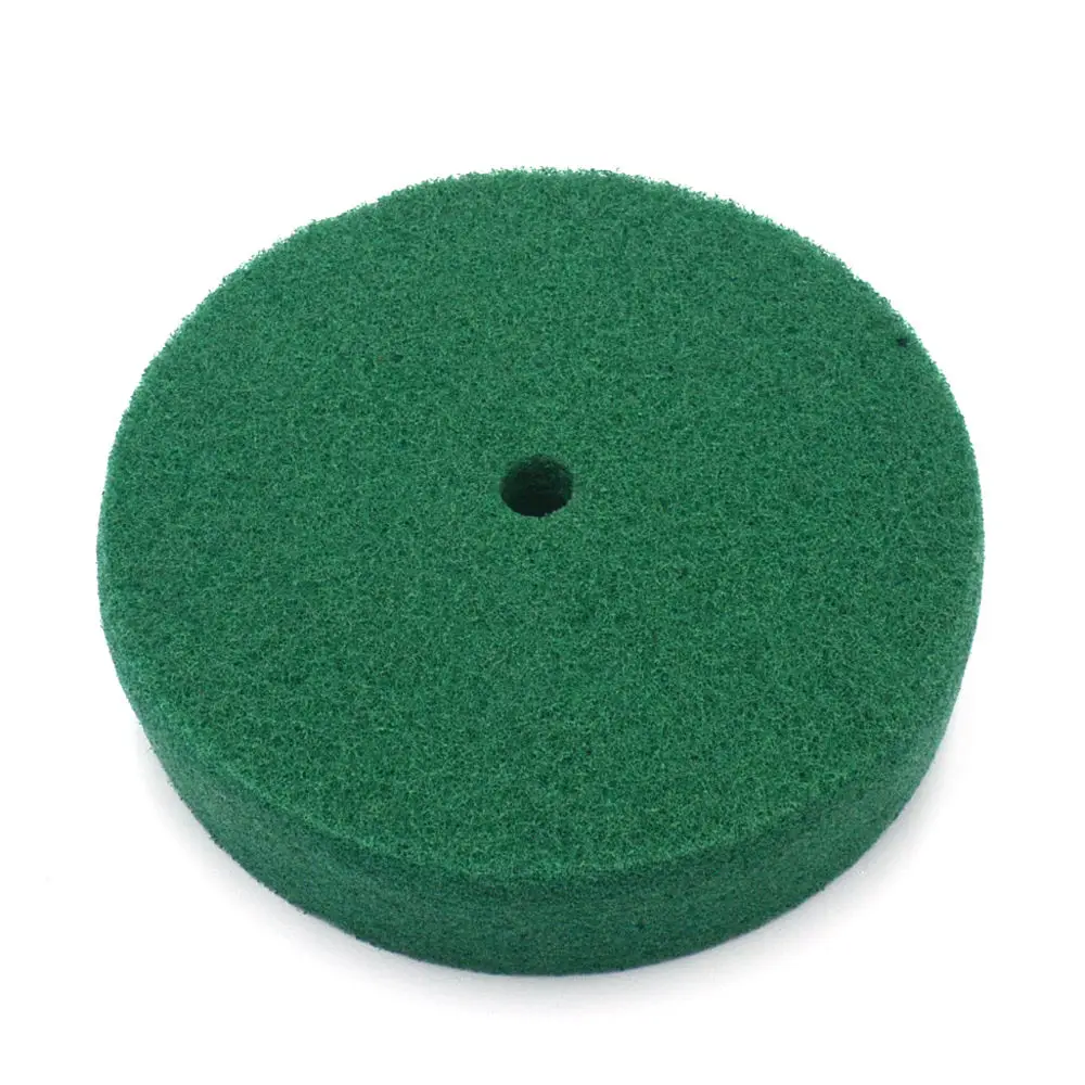 8inch 320 Grit 50mm Thickness Nylon Fiber Buffing Polishing Wheel Metal