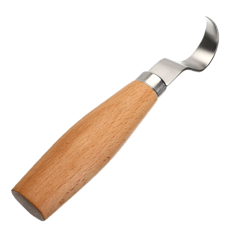 Нержавеющая сталь пилинг резьба по дереву резец по дереву скульптурные поделки деревянная ручка ложка резной нож Резные инструменты по дереву