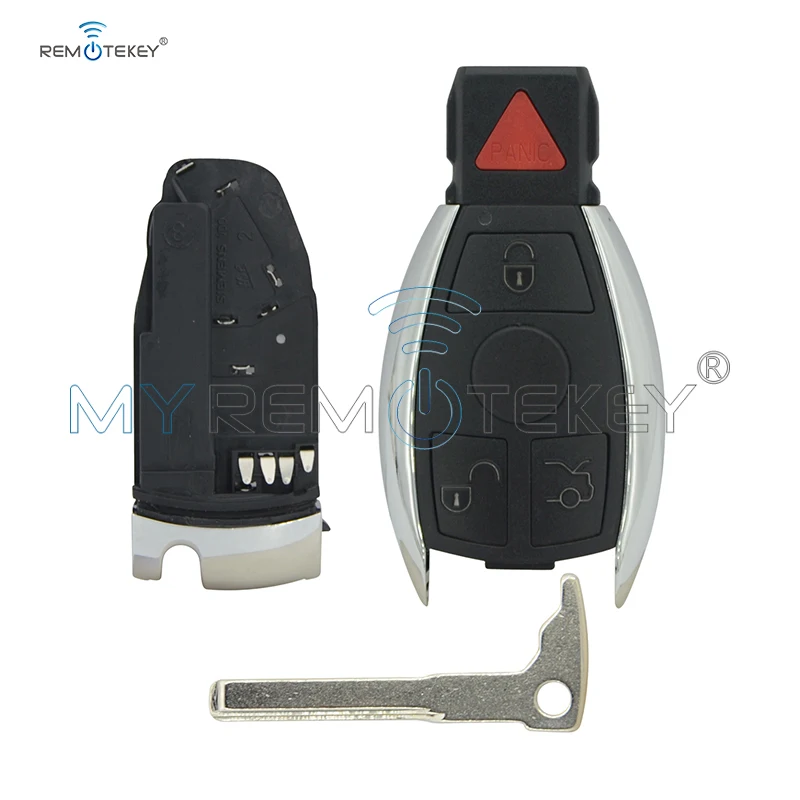 

Remtekey 3 button+panic for Mercedes 2008 2009 2010 2011 2012 replacement smart key case shell