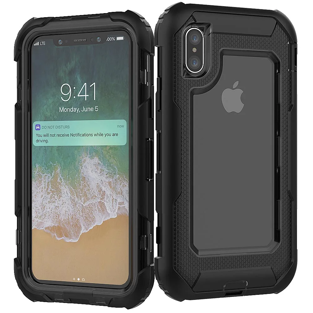 

Musttrue Clear Silicon Soft TPU Cover Transparent Phone Case For iPhone 6 6s 7 8 Plus X