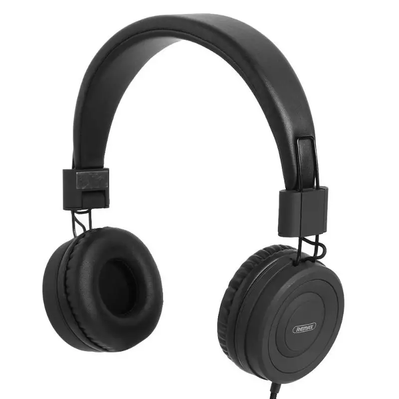 

ALLOYSEED Remax Headphone High Compatibility HiFi sound Stereo Music Earphone with Mic Headset Headband Type Smart Noise