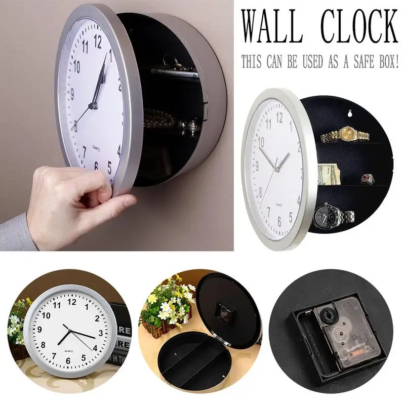 

Multifunction Wall Clock Storage Box Clock Safe Box Wall Clock Jewelry Box Wall Clock Hidden Box Strongbox Watch Wall
