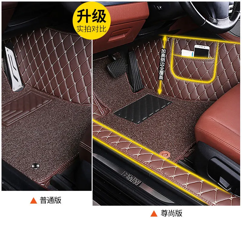 Myfmat Foot Leather Car Floor Mats For Buick Regal Gl8 Royaum Lacrosse