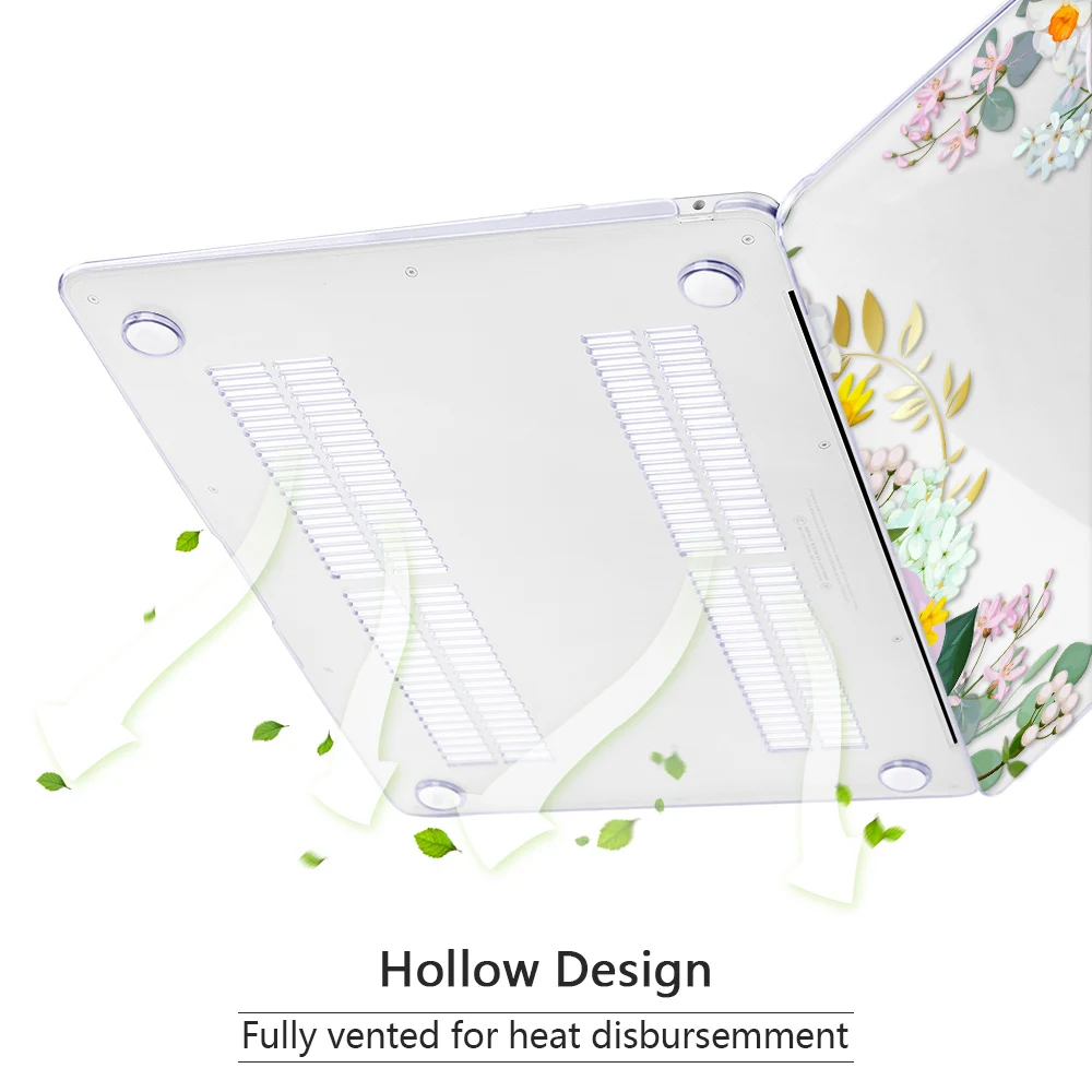 Новый чехол для ноутбука MacBook Air Pro Retina 11 12 13 15 16 дюймов A2141 2020 M1 A2338 A2289 A2337 A2179 жесткий