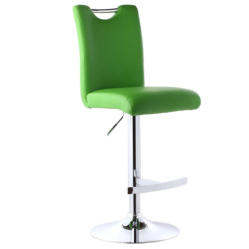Quality Lifting Swivel Bar Chair Rotating Adjustable Height Pub Bar Stool Chair PU Material Reception/Waiting Room cadeira