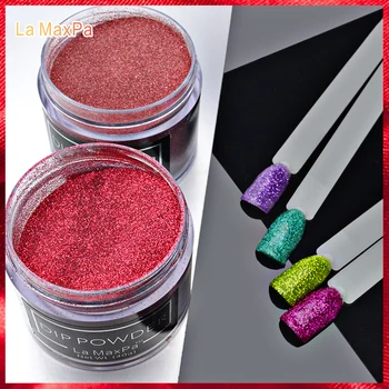 

LaMaxPa acrylic powder private label 40 gram wholesale glow in the dark chrome nail powder no lamp cure DIY nail art decoration